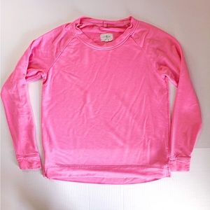 Lou & Grey Signaturesoft Sweatshirt Bright Pink